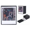 LOVEINSTANT Scatola portafoto per 100 stampe - compatibile con Fuji Instax Wide, Square, Polaroid 600, Now - nero con finestra