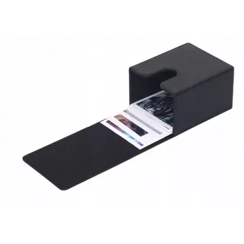 LOVEINSTANT Scatola portafoto per 100 stampe - compatibile con Fuji Instax Wide, Square, Polaroid 600, Now - nero con finestra