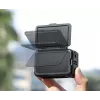 SUNNYLIFE Supporto frame + copriobiettivo per DJI Osmo Action 5 Pro / 4 / 3 - nero