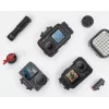 SUNNYLIFE Supporto adattatore per DJI Osmo Action 5 Pro / 5 / 4 / 3 - slitta a caldo ISO - nero