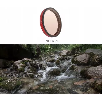 SUNNYLIFE Filtro ibrido 2in1 polarizzante PL ND8 per DJI Osmo Action 5 Pro / 5 Pro / 4 / 3 FI903-8