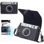 LOVEINSTANT Kit 2-in-1 custodia protettiva e vetro temperato per protezione schermo per Fujifilm Instax Mini Evo - nero