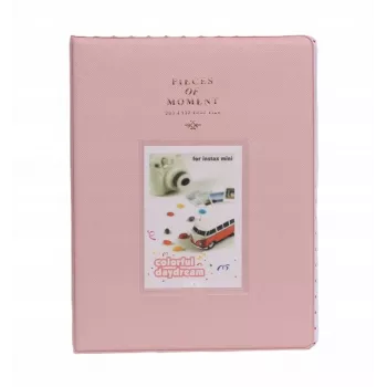 LOVEINSTANT Album foto 128 foto per Fujifilm Instax Mini 9 12 40 11 8 Evo Liplay Link / rosa