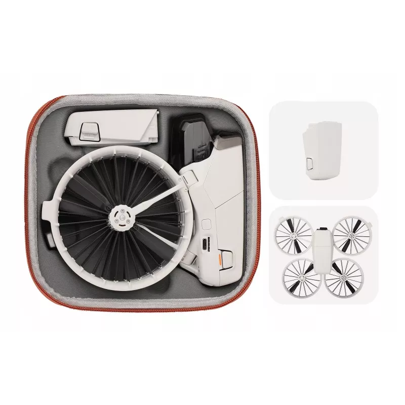 SUNNYLIFE Custodia rigida da trasporto per drone DJI Flip - arancione (FP-B957-C)