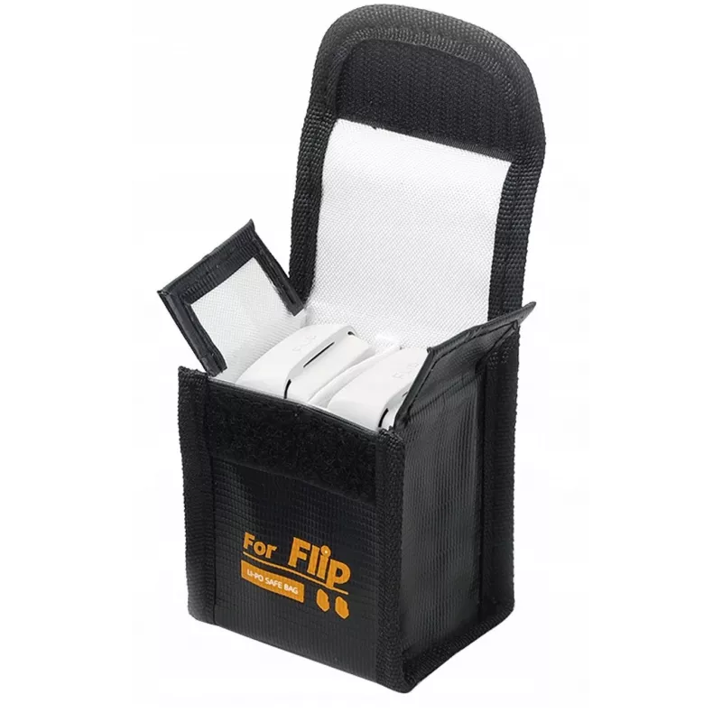 SUNNYLIFE Custodia di sicurezza ignifuga per batterie per drone DJI Flip - spazio per 2 batterie - FP-DC955-2