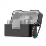 PULUZ Custodia protettiva in silicone per custodia di ricarica DJI Mic Mini - nero