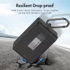 PULUZ Custodia protettiva in silicone per custodia di ricarica DJI Mic Mini - nero