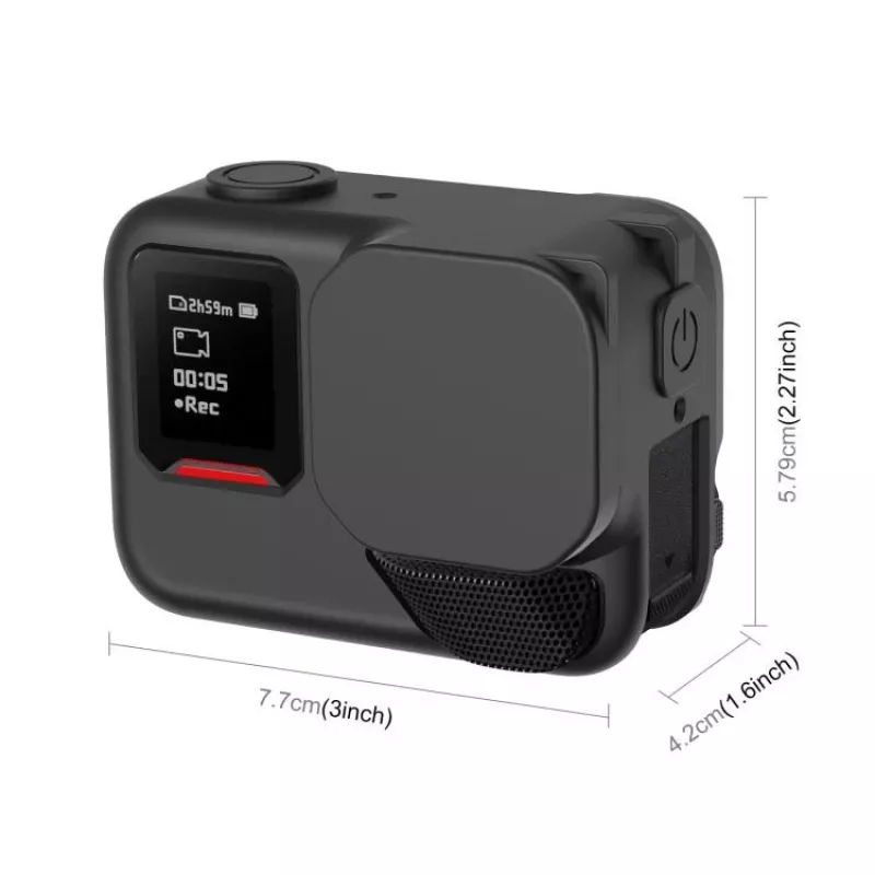 PULUZ Custodia protettiva in silicone per Insta360 Ace Pro 2 - nero
