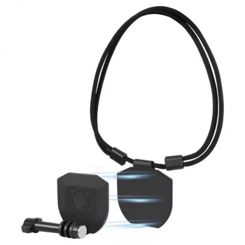 PULUZ Supporto magnetico da collo per GoPro Hero 13 12 11 Mini 10 9 8 7 6 5 Max / PU739B