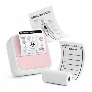 LOVEINSTANT S1 Stampante termica Bluetooth per foto, adesivi, note, etichette, 53mm, 203dpi, rosa