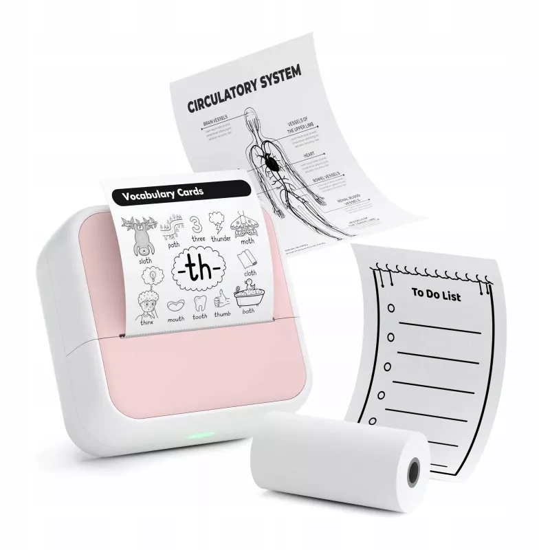 LOVEINSTANT S1 Stampante termica Bluetooth per foto, adesivi, note, etichette, 53mm, 203dpi, verde