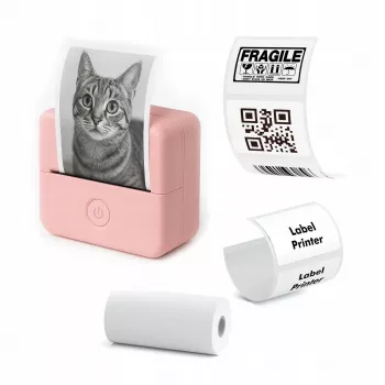 LOVEINSTANT X6 Stampante termica Bluetooth per foto, adesivi, note, etichette, rosa