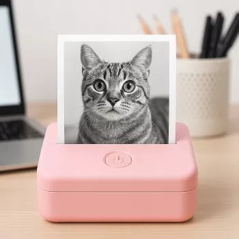 LOVEINSTANT X6 Stampante termica Bluetooth per foto, adesivi, note, etichette, rosa