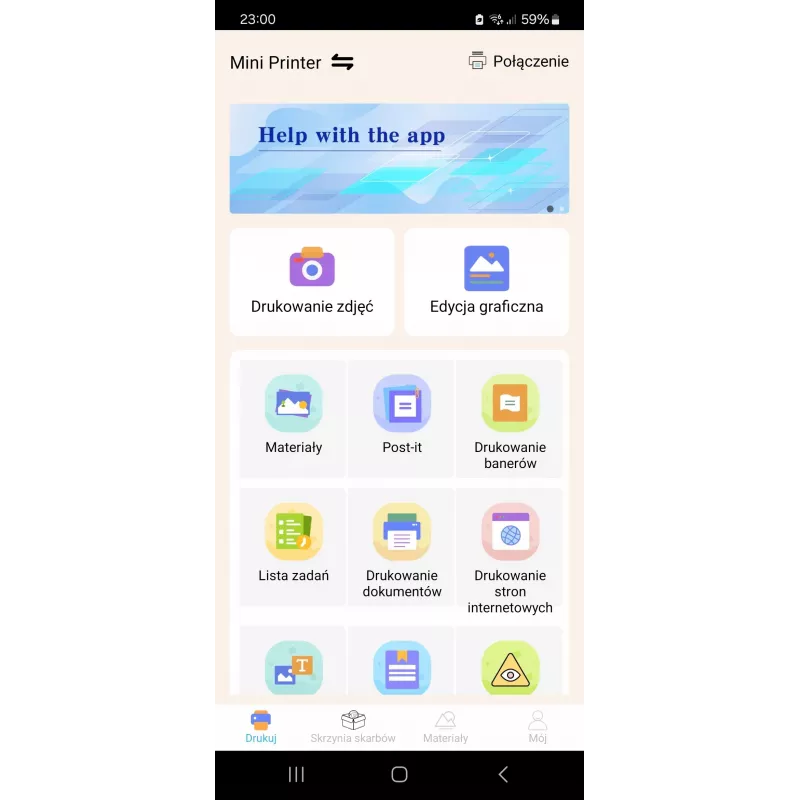 LOVEINSTANT X6 Stampante termica Bluetooth per foto, adesivi, note, etichette, app IA, blu