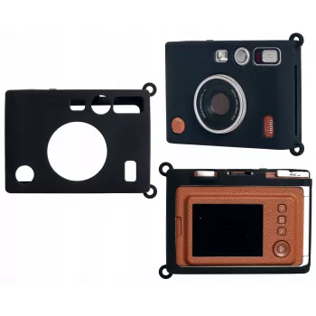 LOVEINSTANT custodia in silicone per Fujifilm Instax Mini Evo - nero