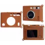 LOVEINSTANT custodia protettiva in silicone per Fujifilm Instax Mini Evo - marrone