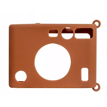 LOVEINSTANT custodia protettiva in silicone per Fujifilm Instax Mini Evo - marrone