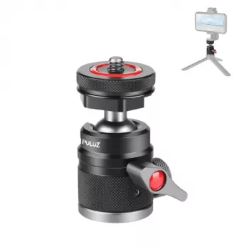 PULUZ testa a sfera mini 3D con vite 1/4