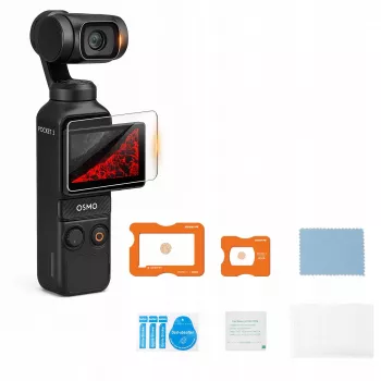 SUNNYLIFE set protezione schermo e lenti con rivestimento AR per DJI Osmo Pocket 3 - vetro temperato 9H
