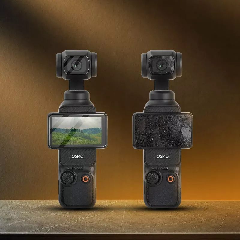SUNNYLIFE set protezione schermo e lenti con rivestimento AR per DJI Osmo Pocket 3 - vetro temperato 9H