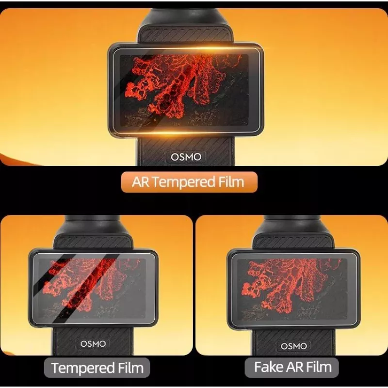 SUNNYLIFE set protezione schermo e lenti con rivestimento AR per DJI Osmo Pocket 3 - vetro temperato 9H