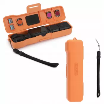 SUNNYLIFE custodia protettiva rigida per DJI Osmo Pocket 3 e accessori, arancione