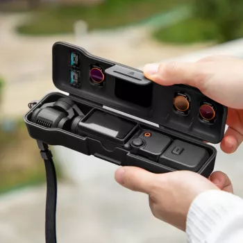 SUNNYLIFE custodia protettiva rigida per DJI Osmo Pocket 3 e accessori, arancione