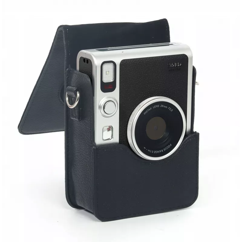 LOVEINSTANT Case Cover Bag per Fujifilm Instax Mini Evo nero / verticale