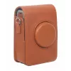 LOVEINSTANT Custodia protettiva per Fujifilm Instax Mini Evo - marrone (verticale)