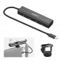 NEEWER PS020E Hub USB-C 4-in-1 con 5x USB-C 10Gbps 100W PD, supporto con slitta a freddo e filettatura da 1/4