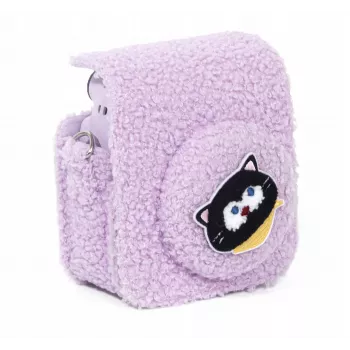 LOVEINSTANT Plush Kitten Case per Fujifilm Instax Mini 12 - viola