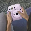 LOVEINSTANT Plush Kitten Case per Fujifilm Instax Mini 12 - viola