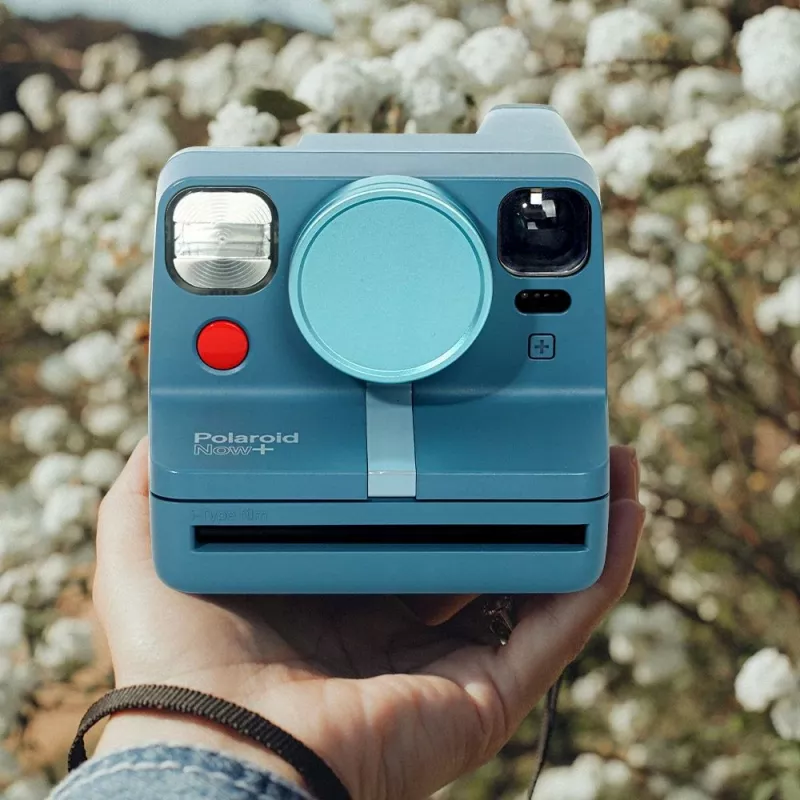 LOVEINSTANT tappo obiettivo in alluminio per Polaroid Now Now+ blu