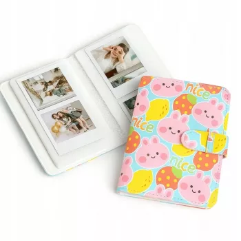 LOVEINSTANT Album fotografico 64 foto per Fujifilm Instax Mini 99 41 12 40 11 Evo Liplay Link / Pink Bear - Nice