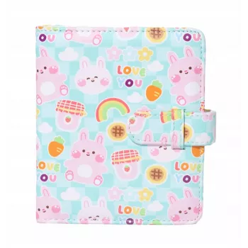 LOVEINSTANT Album fotografico per 64 foto per Fujifilm Instax Mini 99 41 12 40 11 Evo Liplay Link - Pink Bear Love You