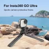 PULUZ supporto a cornice custodia protettiva per Insta360 GO Ultra, attacco treppiede 1/4 inch, nero