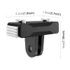 PULUZ Supporto magnetico a sgancio rapido per Insta360 X5 / X4 Air / Ace Pro 2 / PU771B