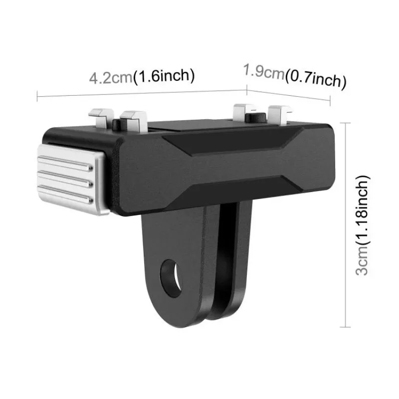 PULUZ Supporto magnetico a sgancio rapido per Insta360 X5 / X4 Air / Ace Pro 2 / PU771B