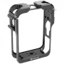 PULUZ supporto a telaio con struttura protettiva, 2x attacchi cold shoe e filettatura da 1/4 di pollice per DJI Osmo 360 (PU781B)