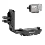 PULUZ PU768B Cage Rail per DJI Osmo Action 5 Pro / 4, orizzontale e verticale