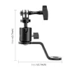 PULUZ supporto a specchio per moto, quad, scooter, bicicletta - supporto universale per manubrio e braccio dello specchio per smartphone, action camera, GoPro - PU1056B