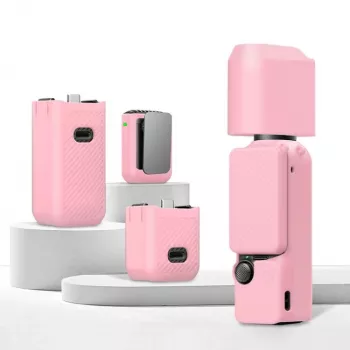 PULUZ set valigia protettiva 6 in 1 per DJI Osmo Pocket 3 - rosa TPU/PU