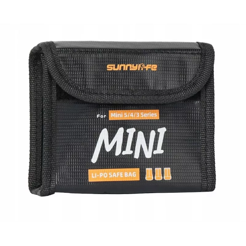 SUNNYLIFE custodia ignifuga per batterie per 3x batterie DJI Mini 5/4/3 Pro Mini 3 N5p-dc085-3