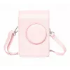 LOVEINSTANT custodia borsa cover per Fujifilm Instax Mini Evo rosa verticale