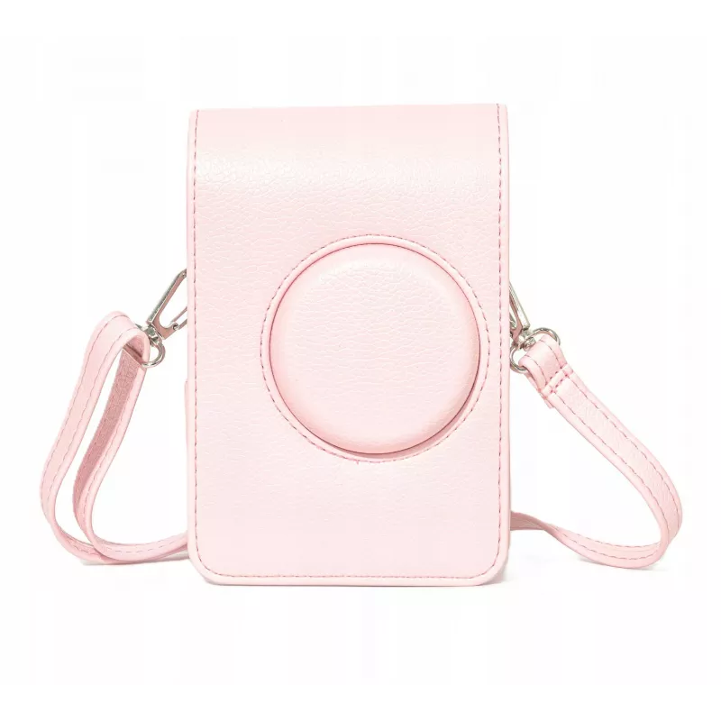 LOVEINSTANT custodia borsa cover per Fujifilm Instax Mini Evo rosa verticale
