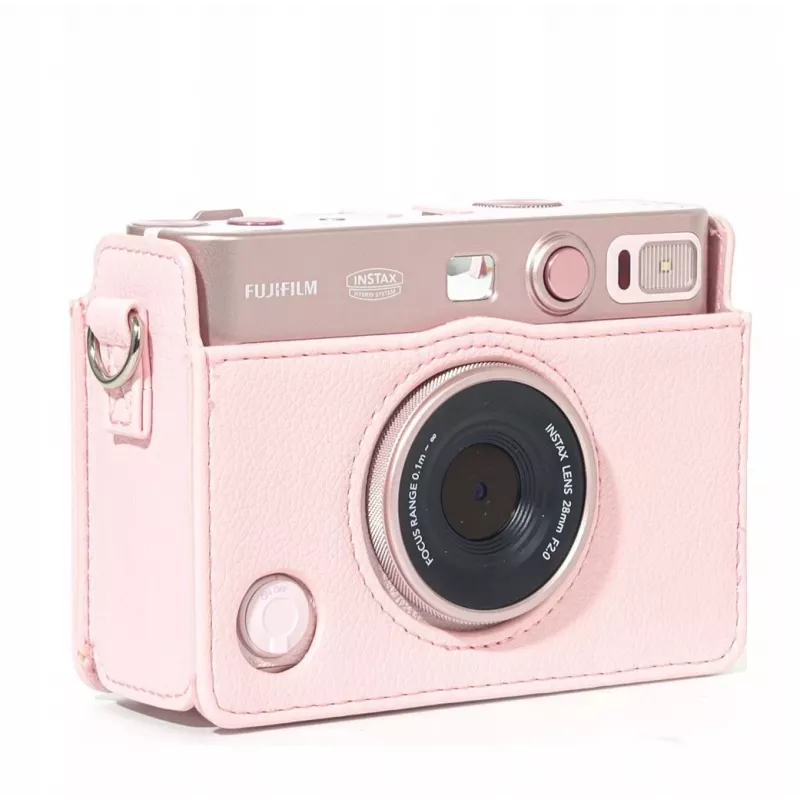 LOVEINSTANT custodia protettiva borsa per Fujifilm Instax Mini Evo - rosa / orizzontale