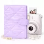 LOVEINSTANT album per 108 foto compatibile con Fujifilm Instax Mini 12 40 11 9 8 7 Evo LiPlay Link, viola trapuntato