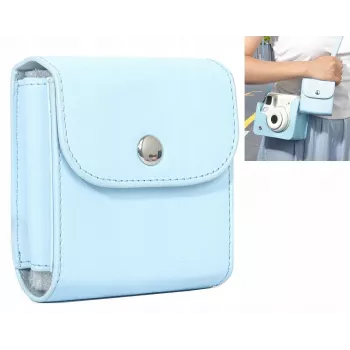 LOVEINSTANT custodia per foto per Fujifilm Instax Square - blu