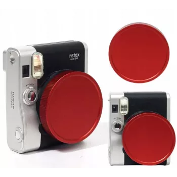 LOVEINSTANT tappo obiettivo protettivo per Fujifilm Instax Mini 90 - rosso