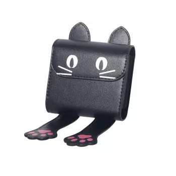 LOVEINSTANT Borsa per foto Instax Square Mini, compatibile con Fuji SQ1 SQ6 99 41 40 12 11, Black Cat